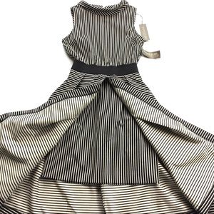 Striped sleeveless dress